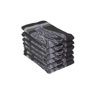 DoubleDry Luxe keukenhanddoeken set 6 stuks 50x50 cm 100% katoen hoge