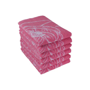 DoubleDry Luxe keukenhanddoeken set 6 stuks 50x50 cm 100% katoen hoge