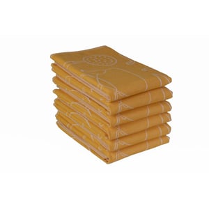 DoubleDry Luxe theedoeken set 6 stuks 50x70 cm 100% katoen hoge