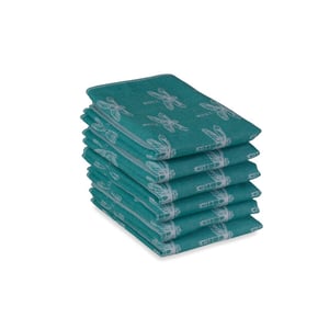 DoubleDry Luxe theedoeken set 6 stuks 50x70 cm 100% katoen hoge