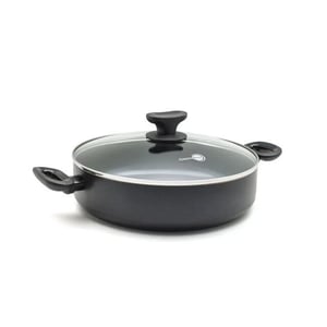 Greenpan Torino keramische hapjespan 28 cm met glazen deksel