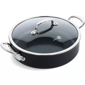 Greenpan Barcelona pro hapjespan met glasdeksel, 30cm