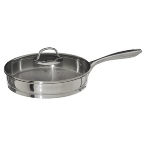 Secret de Gourmet Pfas vrij dubbelwandige rvs hapjespan met deksel 28 cm -