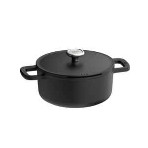 BergHOFF Leo recycled kookpan met deksel phantom -24cm