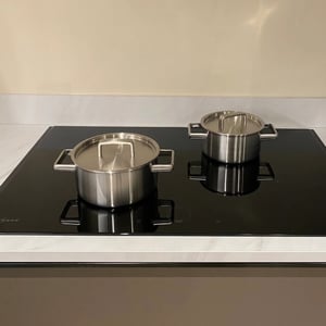 Habonne King kookpan 22 cm rvs met deksel
