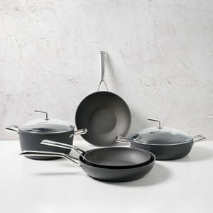 TVS Materia Hoge kookpan met pyrex glasdeksel 28 cm