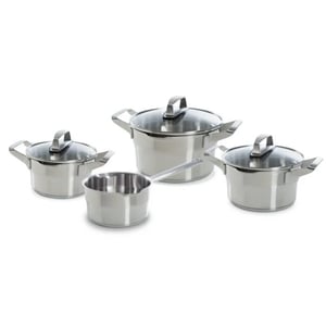 BK Cookware Bk premium+ pannenset 4 delig rvs veilig afgietsysteem