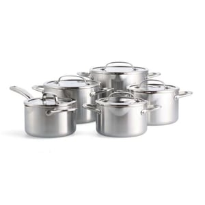 BK Cookware Bk twist pannenset materiaal 5 delig met handig afgietsysteem
