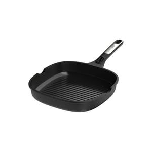 BergHOFF Leo recycled grillpan met afneembare greep- phantom -26cm
