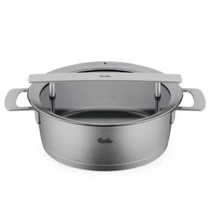 Fissler Phi collection soeppan met downdraft glasdeksel 24cm laag