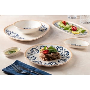 Bonna Diepbord viento porselein 25 cm (1300cc) set van 6