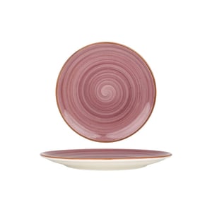 Bonna Dinerbord aura blackberry porselein 25 cm set van 6