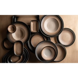 ID Fine Diepbord canyon porselein 25 cm (1140cc) set van 6