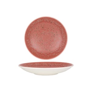 Rinart Diepbord rosa porselein 25 cm (900cc) set van 6