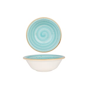 Bonna Kommetje aqua porselein 16 cm (400 cc) set van 6