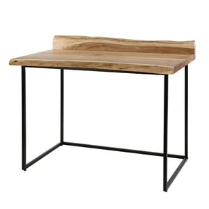 Hoyz Hoyz bureau live edge 110x60x76 hout metaal onderstel -