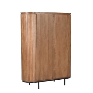 Livingfurn kabinetkast noor natural 150cm mangohout / gecoat staal
