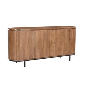 Livingfurn dressoir noor natural 170cm mangohout / gecoat staal