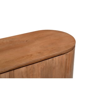 Livingfurn dressoir noor natural 115cm mangohout / gecoat staal