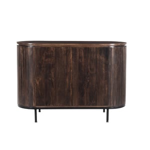 Livingfurn dressoir noor walnut 115cm mangohout / gecoat staal