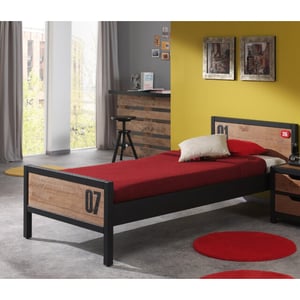 Lucevi alex bed + nachtkastje + rolbed + 2 deurs kleerkast + boekenkast -