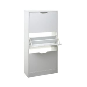 4goodz Schoenenkast 3 lades 60x24x118 cm voor 18 paar -