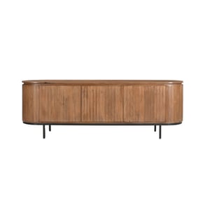 Livingfurn tv meubel noor natural 170cm mangohout / gecoat staal