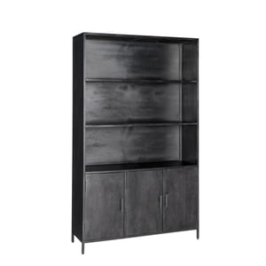 Livingfurn kabinetkast kala 40x120x200 mangohout en gecoat staal