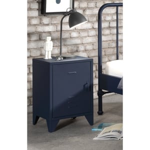Lucevi bronxx bed 90 x 200 cm blue denim bronxx nachttafel blue denim