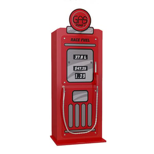 Lucevi carbeds peuter race bed 70 x 140 cm carbeds gas pump kast