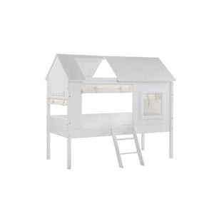 Lucevi charlotte huisbed 90 x 200 cm charlotte set gordijntjes voor bed
