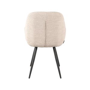 Label51 eetkamerstoel fender naturel boucle 59x57x87 cm set van 2