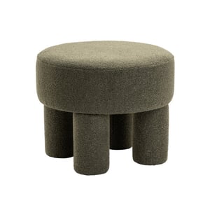 Multifurn Poef demi bouclé