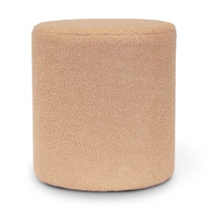 Unique Living poef teddy 35x38cm latte
