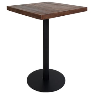 Home67 Bartafel espresso mangohout 70 cm
