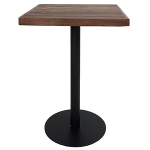 Home67 Bartafel espresso mangohout 70 cm