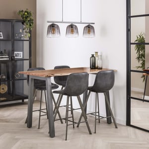 Hoyz Hoyz bartafel edge 80x147x92 4 personen hout