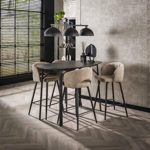 Hoyz bartafel deens ovaal 3d bruin