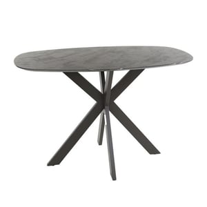 Hoyz bartafel kruisframe deens ovaal 3d bruin