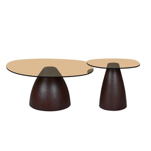 Brix bijzettafel mylon brown 50cm -