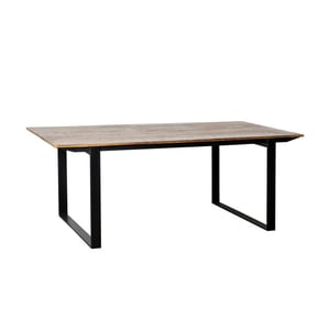 Livingfurn eetkamertafel valdez u poot mango hout 200 cm -