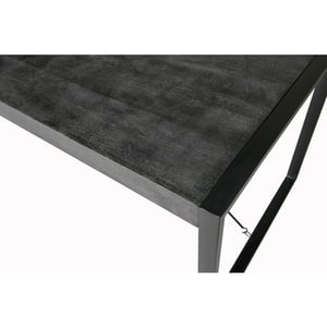 Livingfurn eetkamertafel norris 180x90x76 cm mangohout / gecoat staal