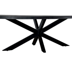 Livingfurn ovale eetkamertafel - mango hout 240 cm