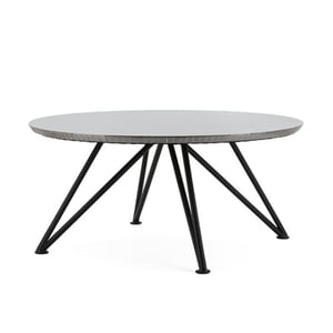 Furnilux salontafel geborsteld aluminium