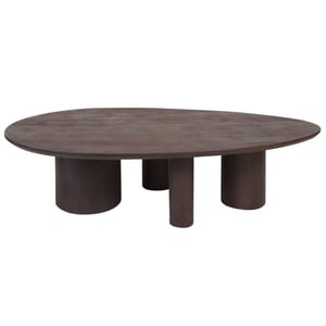 Home67 Salontafel amir 140 x 80 cm espresso mangohout