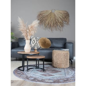Home67 Industriële salontafel set van 2 jelle mangohout