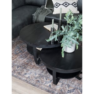 Home67 Salontafel cilamon 70 cm blad onderstel