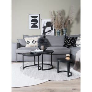 Home67 Salontafel set van 3 industriële salontafelset erjan blad