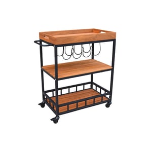 SenS-Line butler trolley 67x40x84cm acaciahout
