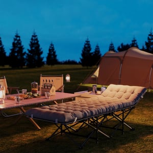 4goodz Veldbed campingbed met matras tot 150 kg gebruikersgewicht
